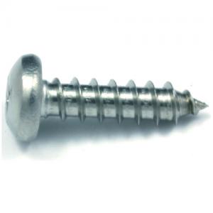 RELIABLE PAN HEAD METAL SCREW STAINL.STEEL STAIN.STEEL #10x1 1/4"xBX100