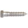 RELIABLE HEX.HEAD LAG SCREW GALV.STEEL GALVANIZED 1/4x4 1/2"xBX/50