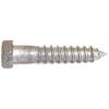 RELIABLE HEX.HEAD LAG SCREW GALV.STEEL GALVANIZED 1/2x10"xBX/25