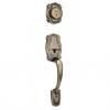 WEISER HER/HUN ENTRANCE GRIPSET BRASS ANTIQ.BRASS
