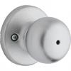 WEISER FAIRFAX PRIVACY KNOB BRASS SAT.CHROME