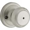 WEISER TROY PRIVACY KNOB BRASS SAT.NICKEL