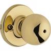 WEISER YUKON PRIVACY KNOB BRASS BRASS BRIGH