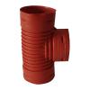 BIG 'O' TEE DRAIN POLYPROPYLEN ORANGE 4"