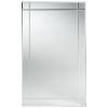 ZENITH V FRAMELESS CAB MED 1D MIRROR STEEL 16x26x5"