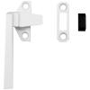 PRIME-LINE LEFT CASEMENT LOCK.HAND METAL WHITE