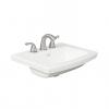 PROJECT SOURCE CAVALLIE DROP-IN SINK FFC WHITE 18.25x22.25x7.75"