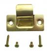 GUARD-A-LOCK ADJUSTABLE STRIKE STEEL BRASS 2 3/4x1 1/4"