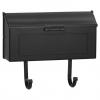 PRO-DF TRADITIONAL MAILBOX ALUMINUM BLACK 16x4x13 1/8"