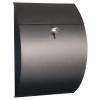 PRO-DF WITH LOCK MAILBOX METAL BLACK 13x5.5x19.25"