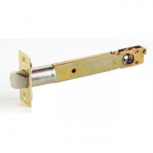 SCHLAGE SQR. CORNER BACKSET DEADLATCH ZINC/NICKEL POLIS.BRASS 5"