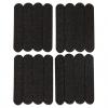 FELTAC STRIP/SELF-S FELT PAD POLYESTER BLACK 1/2x2 5/8"x16PK