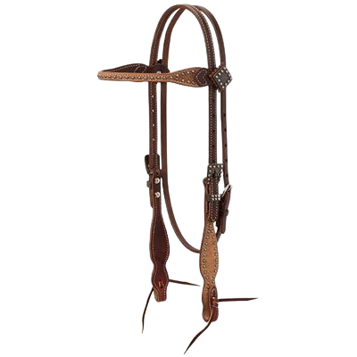 ROUGH OUT BROWBAND HEADSTALL