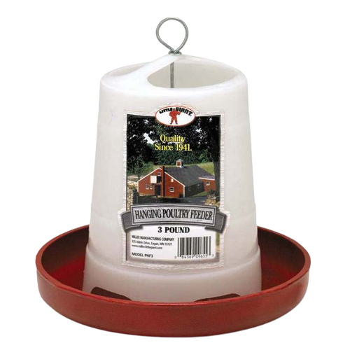 PLASTIC POULTRY FEEDER PHF3 3#