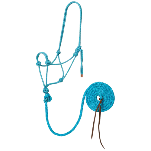 DIAMOND BRAID ROPE HALTER SB/RA