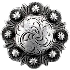 ROUND BERRY CONCHOS 1.25" AS