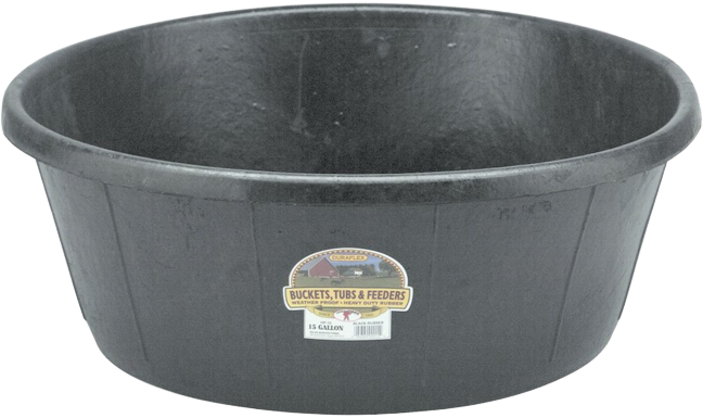 RUBBER FEED PAN 15GAL