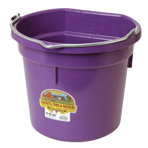 MILLER FLATBACK BUCKET 20QT PUR