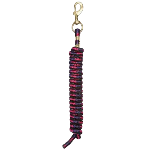 POLY LEAD ROPE 10' BK/PU/RAS