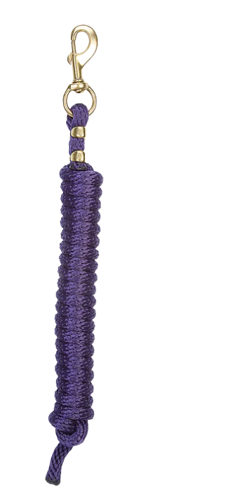 POLY LEAD ROPE 10' PURPLE