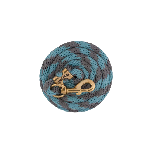 POLY LEAD ROPE 10' SLATE BL/GRAY