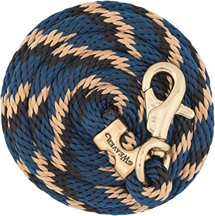 POLY LEAD ROPE 10' BLK/TN/HB