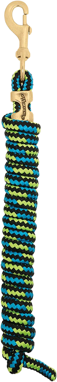 MINI LEAD ROPE 7' BLK/BL/LZ