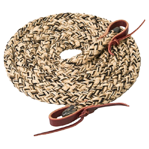 HOLLOW BRAID TRAIL REINS TN/BK/B