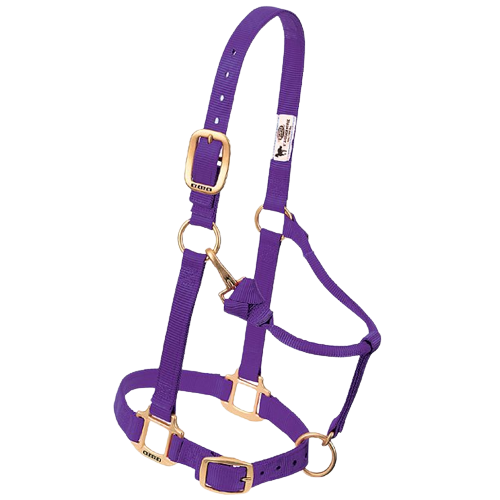 YEARLING ADJ HALTER PURPLE