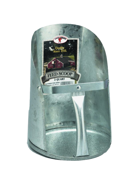 FEED SCOOP 3 QT GALV