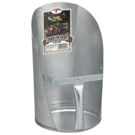 FEED SCOOP 4QT GALV