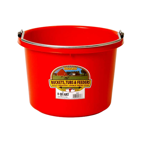 MILLER 8QT BUCKET RED