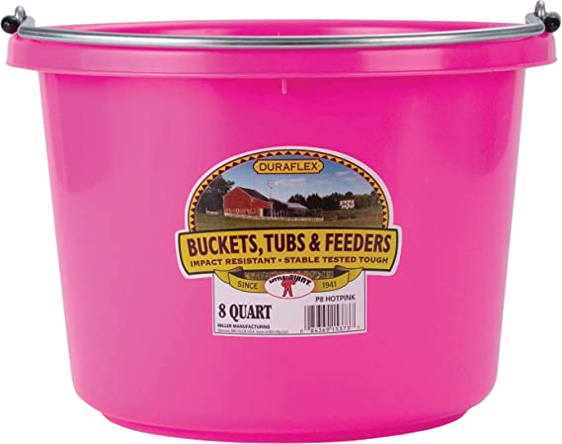 MILLER 8QT BUCKET HOT PINK