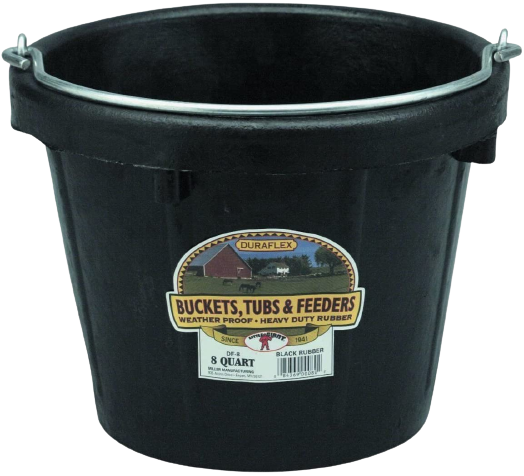 RUBBER PAIL 8QT
