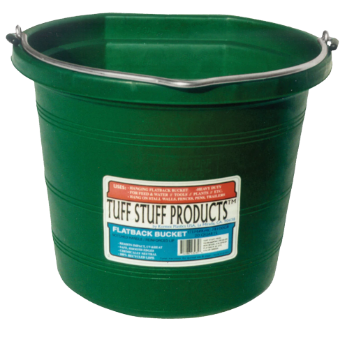 FLAT UTILITY BUCKET 20QT GRN