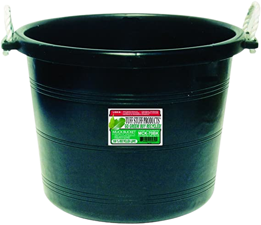 MUCK BUCKET 70QT BLK