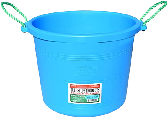 MUCK BUCKET 70QT SKY BLUE