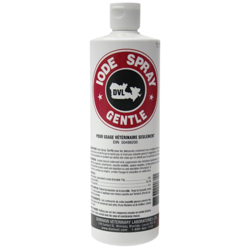DVL 1% IODINE SPRAY 500ML