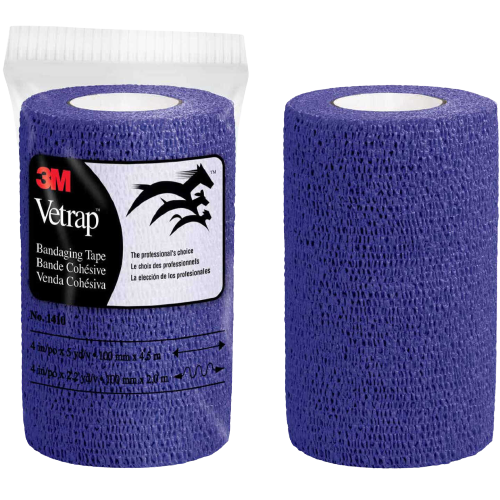 VET WRAP BANDAGE 4"X5YD PRPL