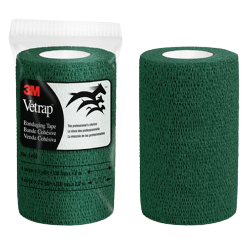 VET WRAP BANDAGE 4"X5YD GRN