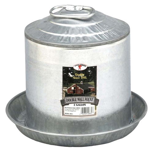GALV POULTRY FOUNTAIN 3GAL