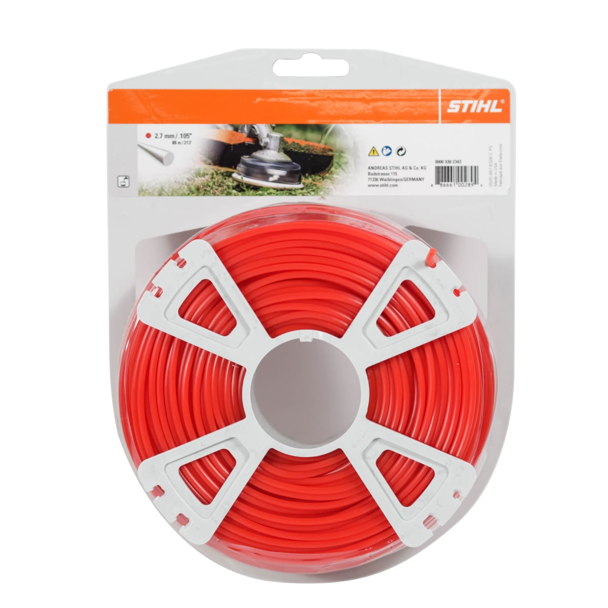 STIHL TRIMMER LINE .105 RED