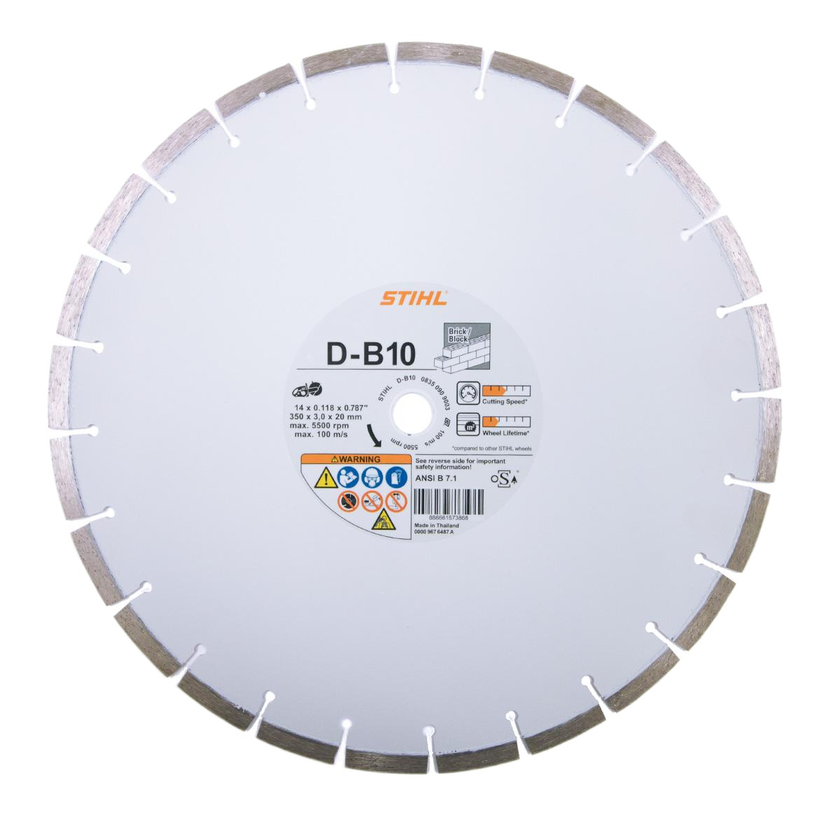 STIHL DIAMOND WHEEL B10-14"