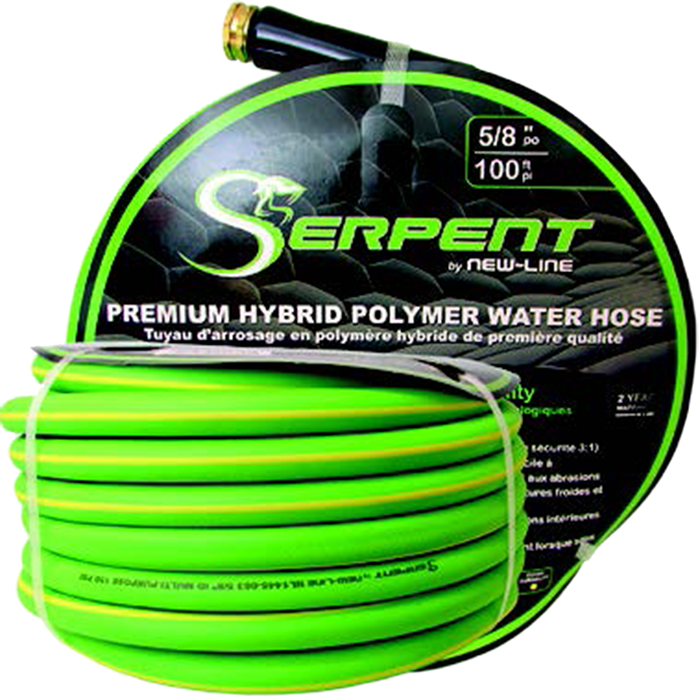 SERPENT GARDEN HOSE GRN 5/8X100'