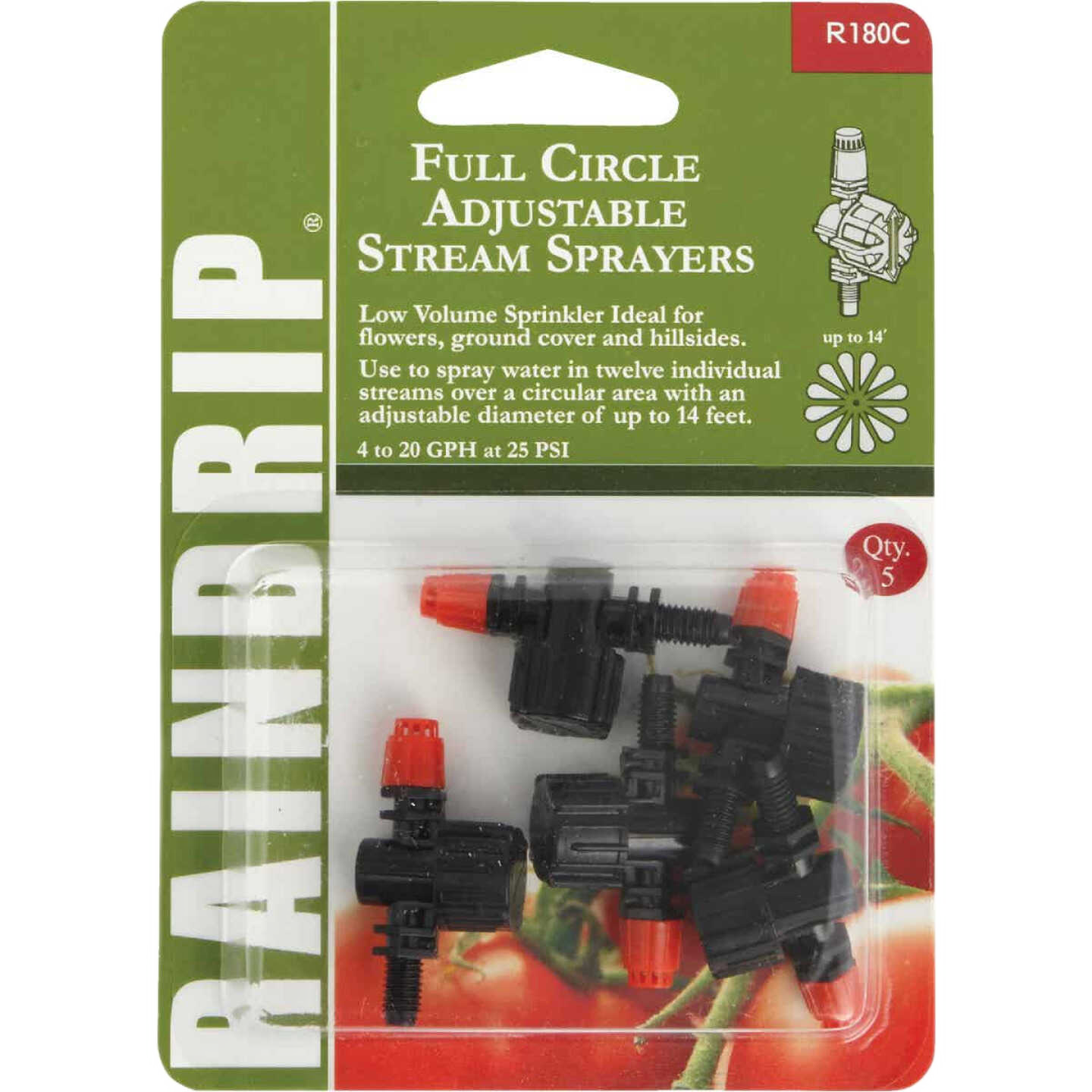 RAINDRIP SPRAYER 22'FULCIRC 5PK