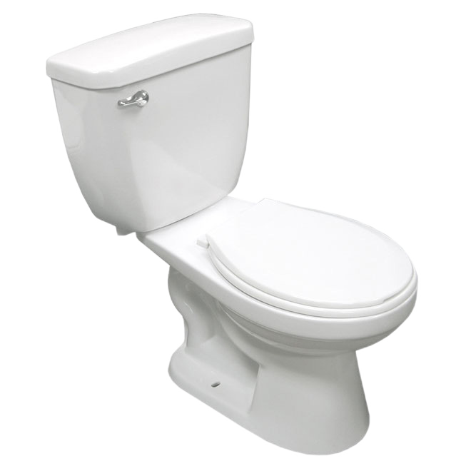 TALLBOY TOILET 2PC 18" 6L WHT
