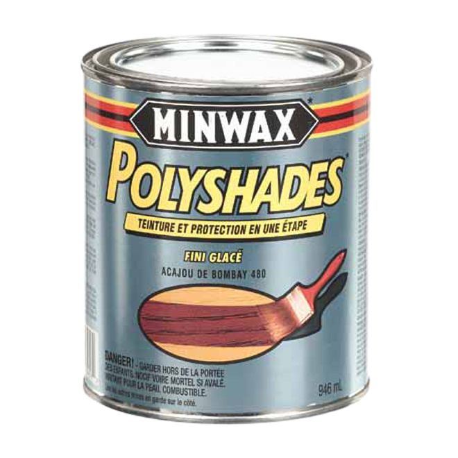 MINWAX GLOSS VARNISH STAIN MAHOGANY 946ML