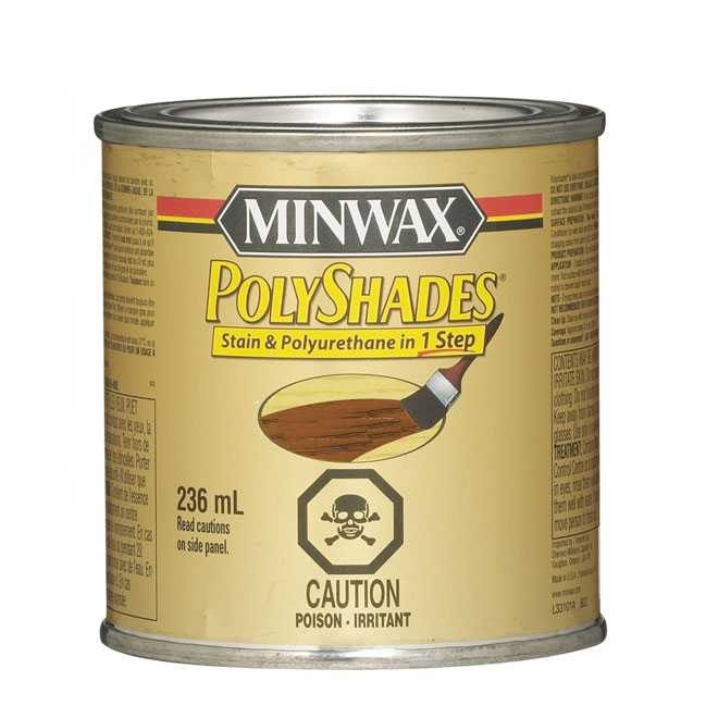 MINWAX SATIN VARNISH STAIN MAHOGANY 236ML