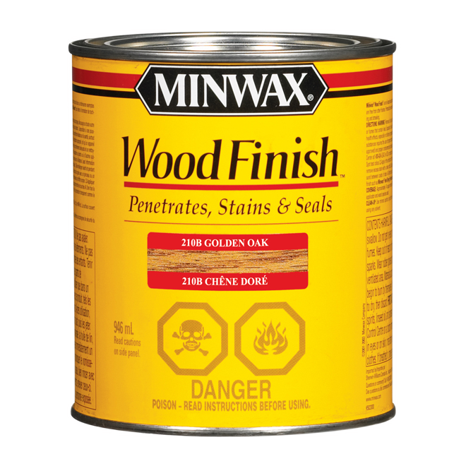 MINWAX STAIN WOOD INT OIL BASED GOLDEN OAK 946ML