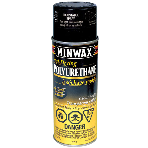 MINWAX AEROSOL VARNISH POLYURETH. SATIN 326GR